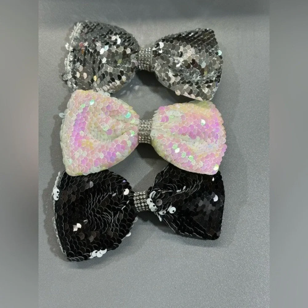 NEW Hair Accessories‎ Bow Clips set of 3